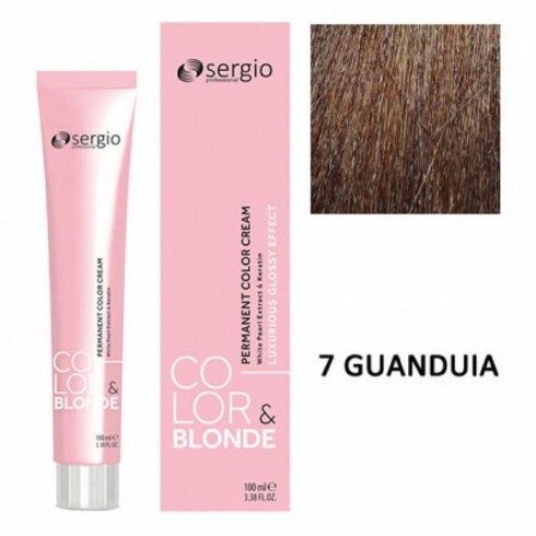 Крем-краска COLOR&BLONDE sergio professional ТОН 7 gianduia 100мл